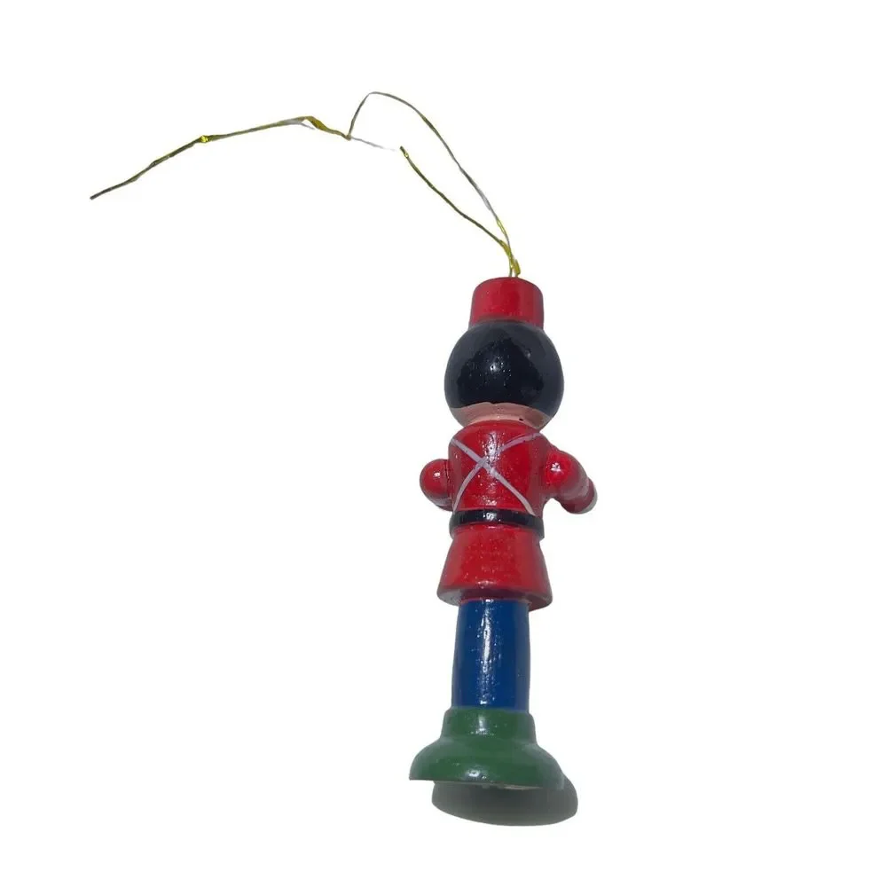 Vintage 1970’s Marching Band‎ Drum Major Christmas Tree Ornament Taiwan 3.5”x1”